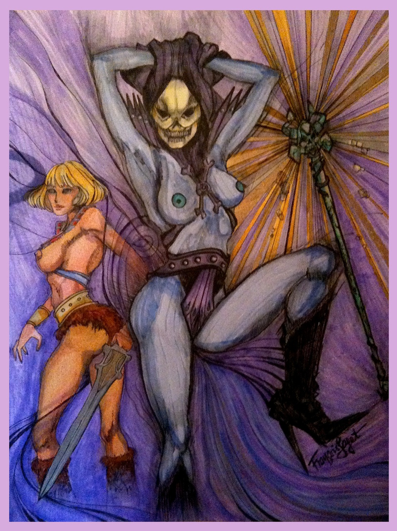 Illustration for article titled Check out Skeletor Saves, a He-Man-themed art show for a good cause (NSFW)